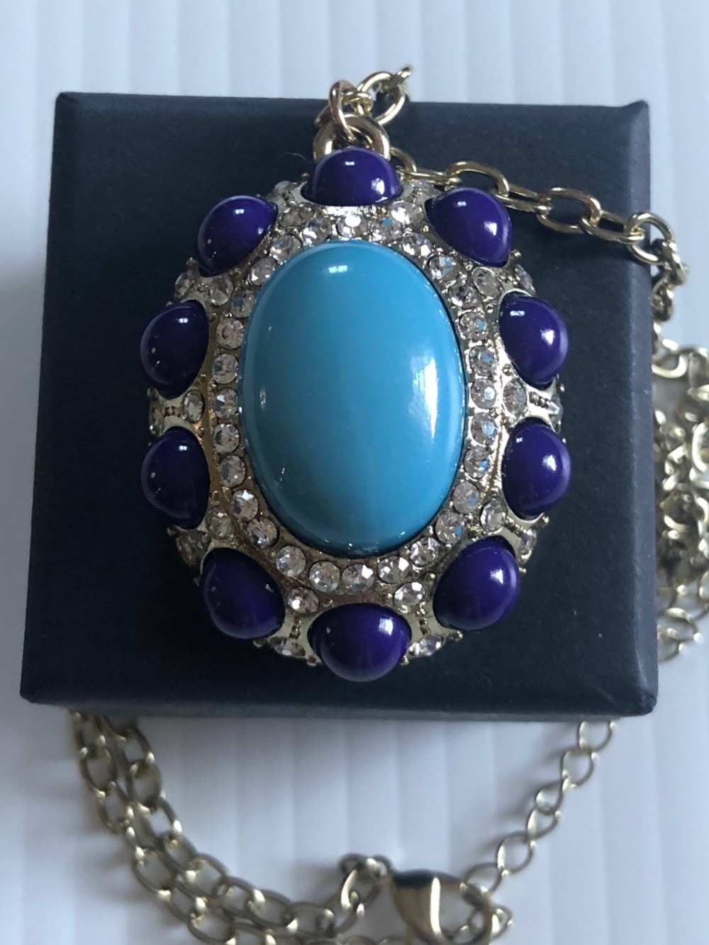 Vintage Kenneth Jay Lane Turquoise necklace